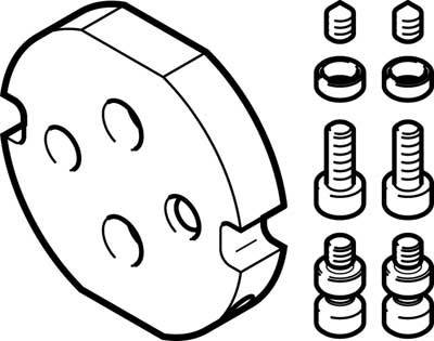 FESTO Adapterbausätze DHAA-G-Q11-16-B1-16 2190393 1St.
