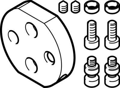 FESTO Adapterbausätze DHAA-G-Q11-10-B2/B3-10 2816068 1St.