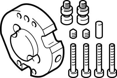 FESTO Adapterbausätze DHAA-G-Q11-12-B4-16 2823512 1 St.