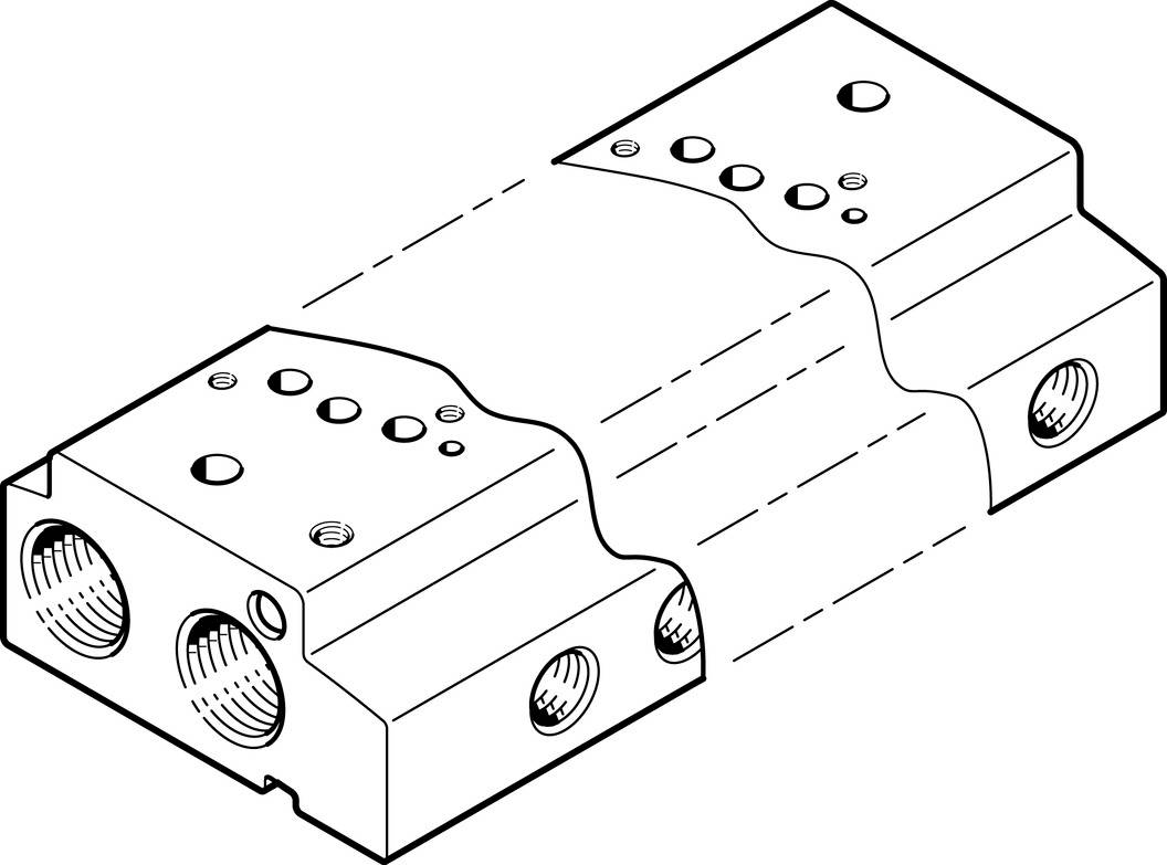 FESTO Anschlussleiste 549648 VABM-C7-12W-G18-2