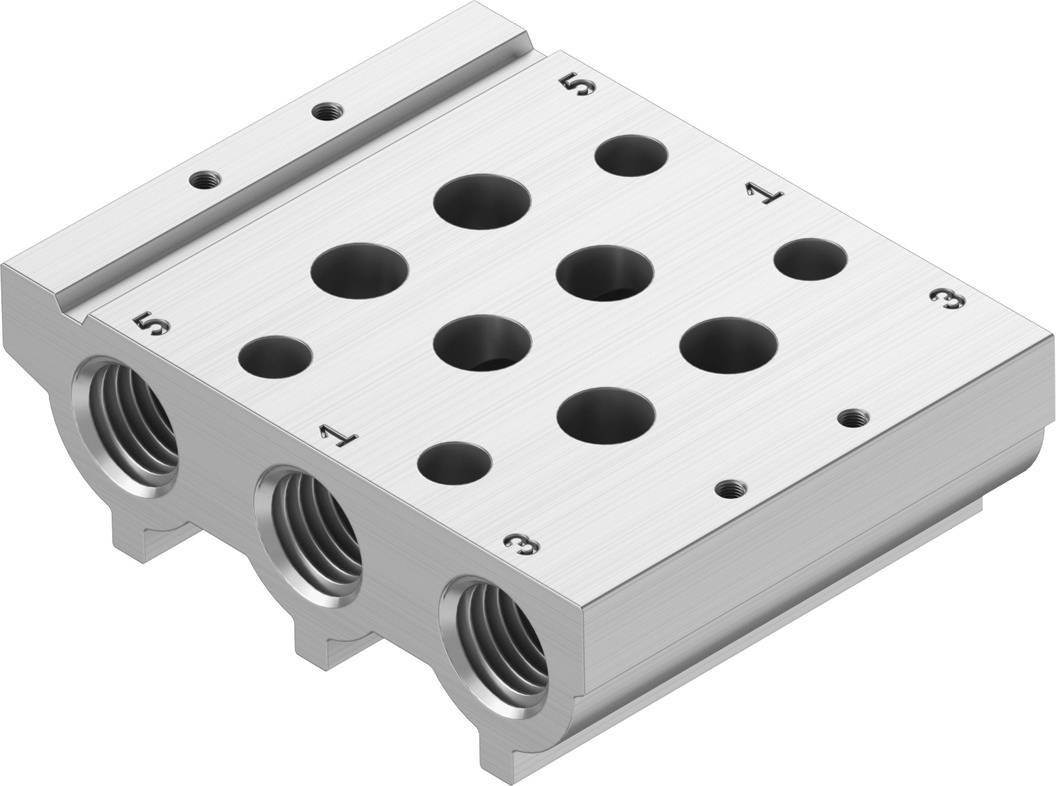 FESTO Anschlussleiste 566558 VABM-L1-10S-G18-2 -0.9 bis 10 bar