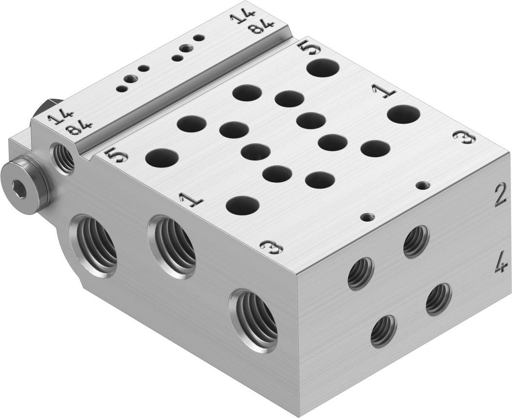 FESTO Anschlussleiste 566582 VABM-L1-10W-G18-2 -0.9 bis 10 bar