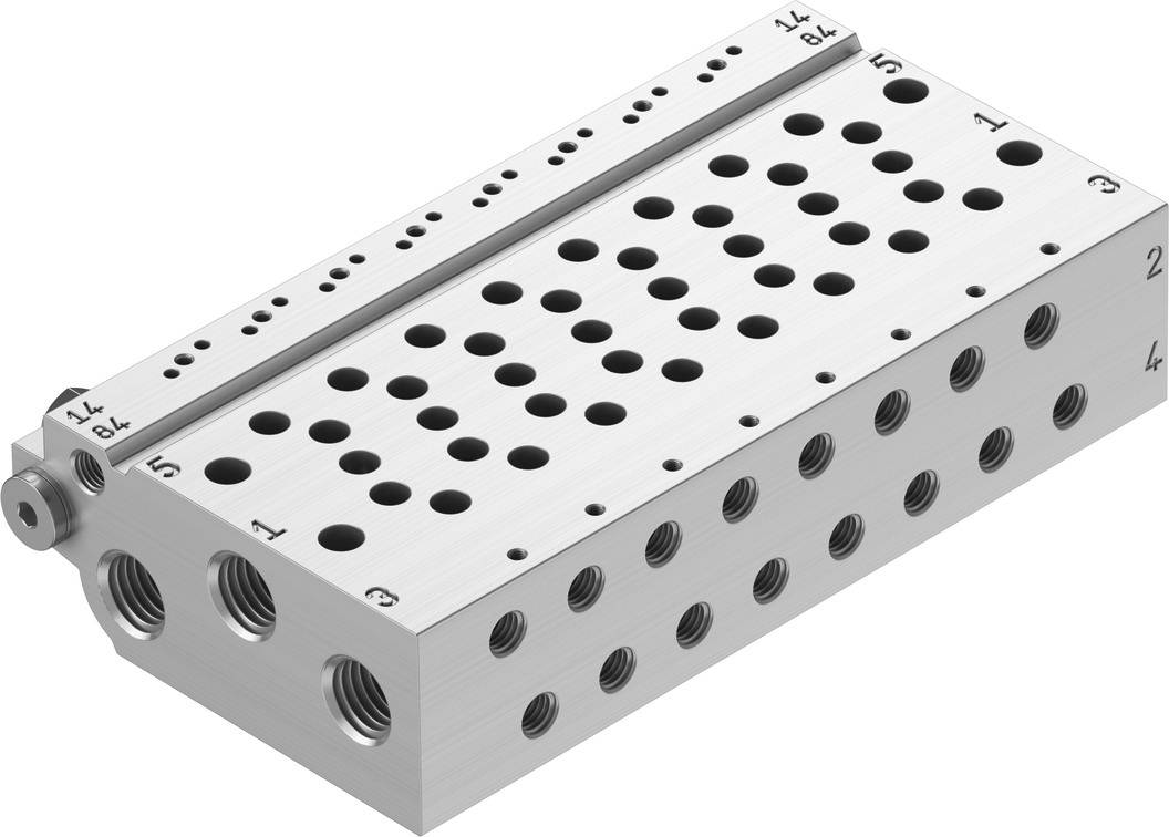 FESTO Anschlussleiste 566587 VABM-L1-10W-G18-7 -0.9 bis 10 bar