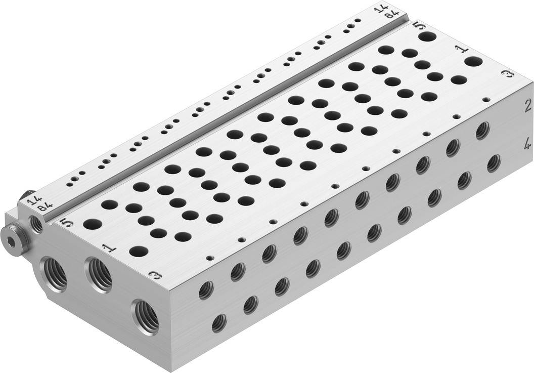 FESTO Anschlussleiste 566593 VABM-L1-10W-G18-16 -0.9 bis 10 bar