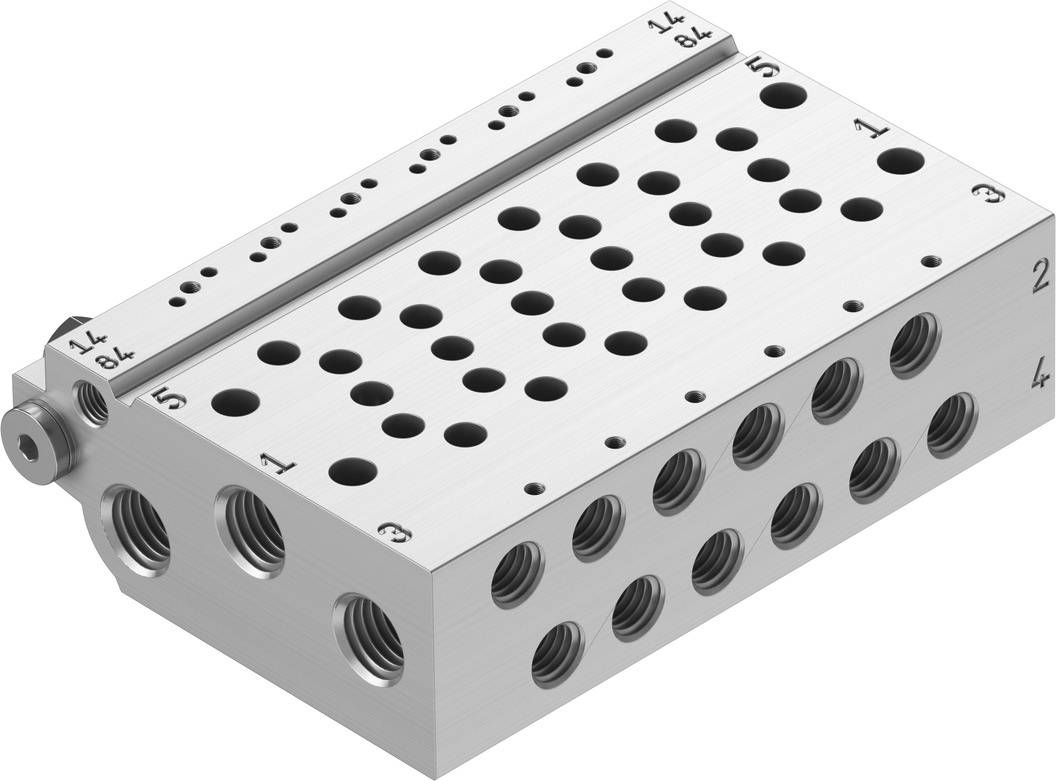 FESTO Anschlussleiste 566609 VABM-L1-10HW-G18-5 -0.9 bis 10 bar