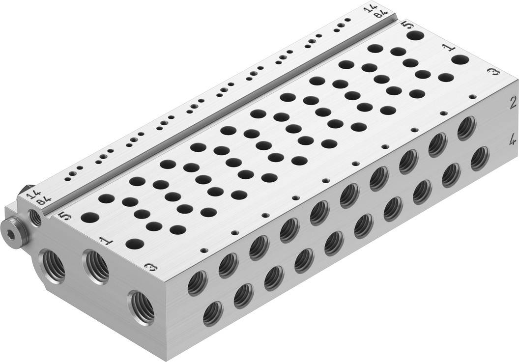 FESTO Anschlussleiste 566613 VABM-L1-10HW-G18-9 -0.9 bis 10 bar
