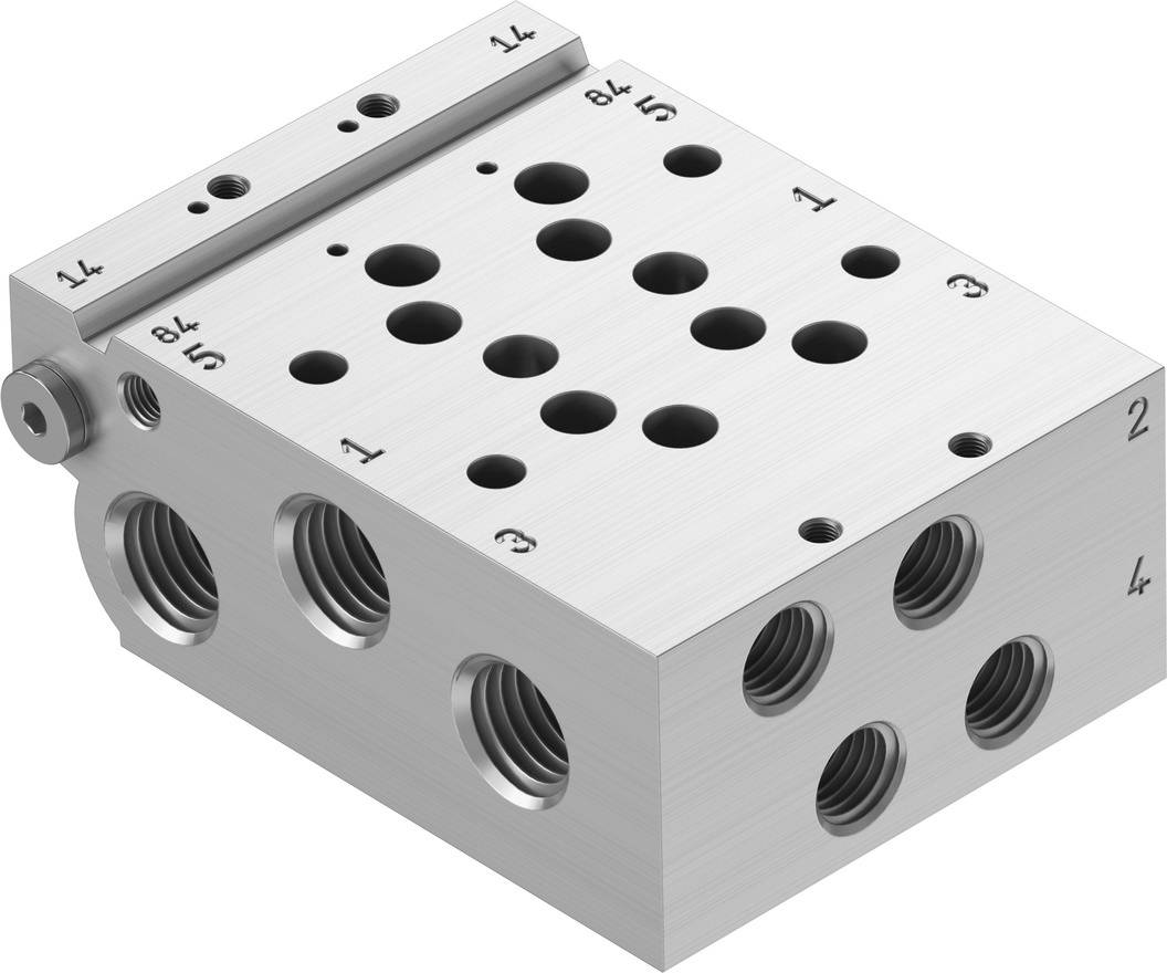 FESTO Anschlussleiste 566642 VABM-L1-14W-G14-2 -0.9 bis 10 bar