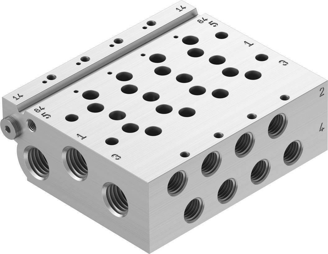 FESTO Anschlussleiste 566644 VABM-L1-14W-G14-4 -0.9 bis 10 bar