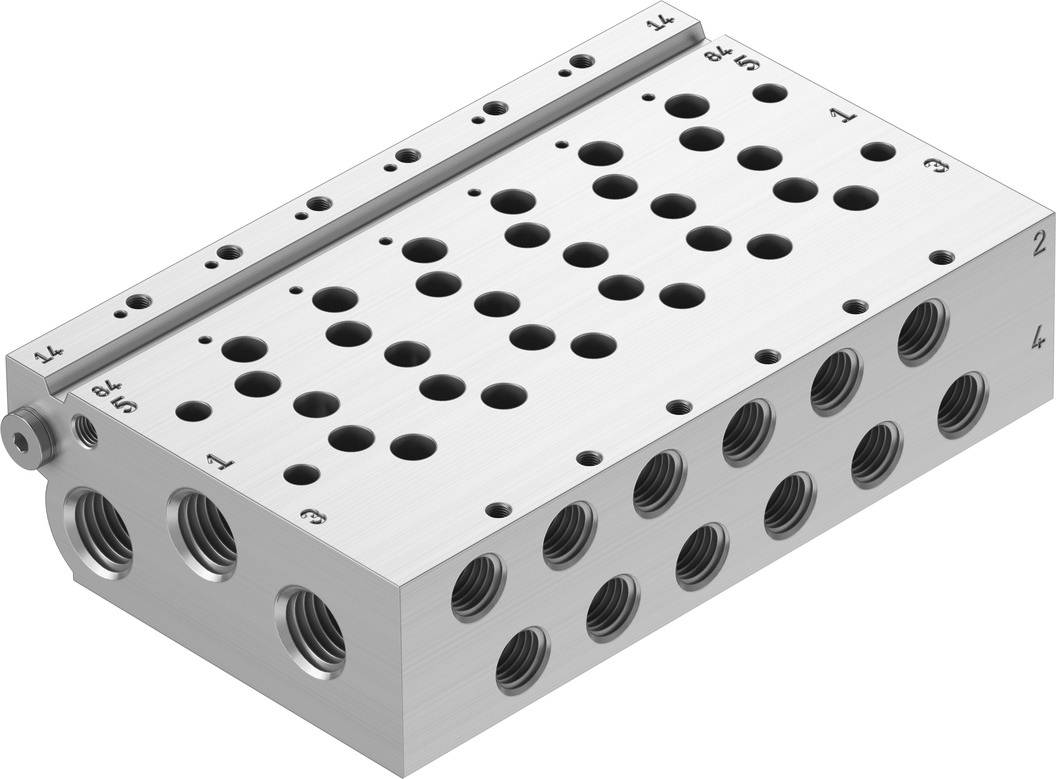FESTO Anschlussleiste 566645 VABM-L1-14W-G14-5 -0.9 bis 10 bar