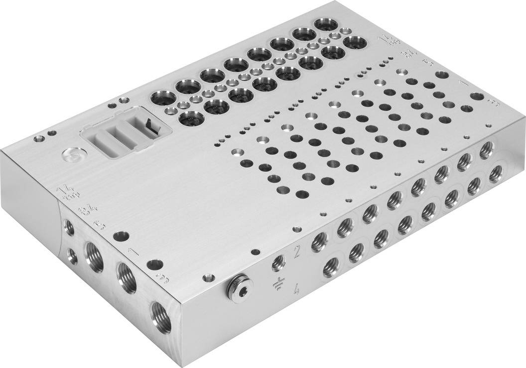 FESTO Anschlussleiste 573436 VABM-L1-10HW-G18-6-GR