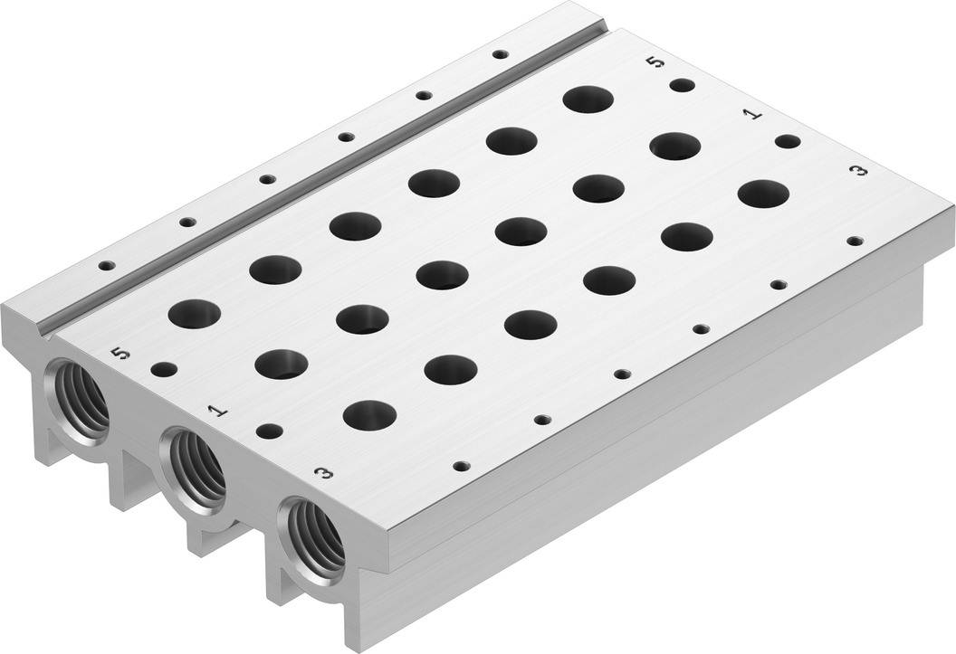 FESTO Anschlussleiste 574458 VABM-L1-18S-G38-5 -0.9 bis 10 bar