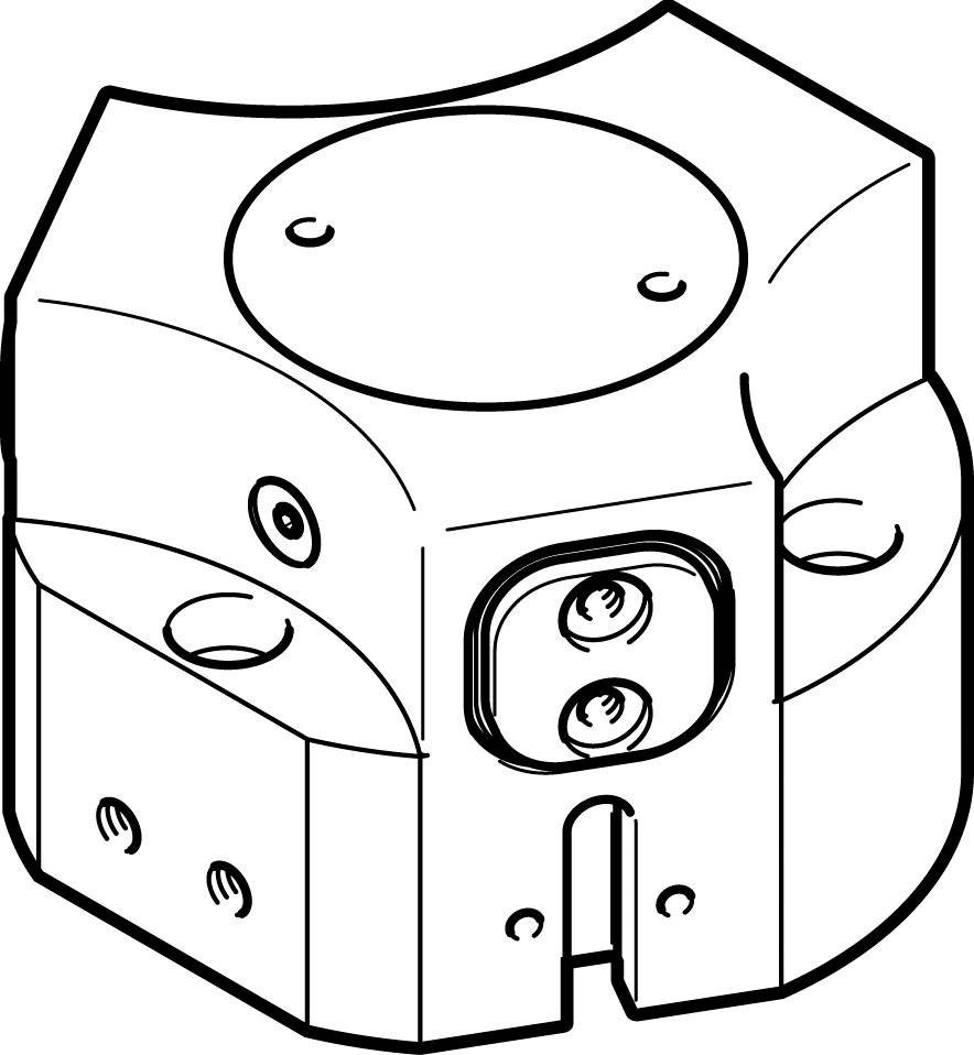 FESTO 1163040 HGDD-40-A Dreipunktgreifer 1St.