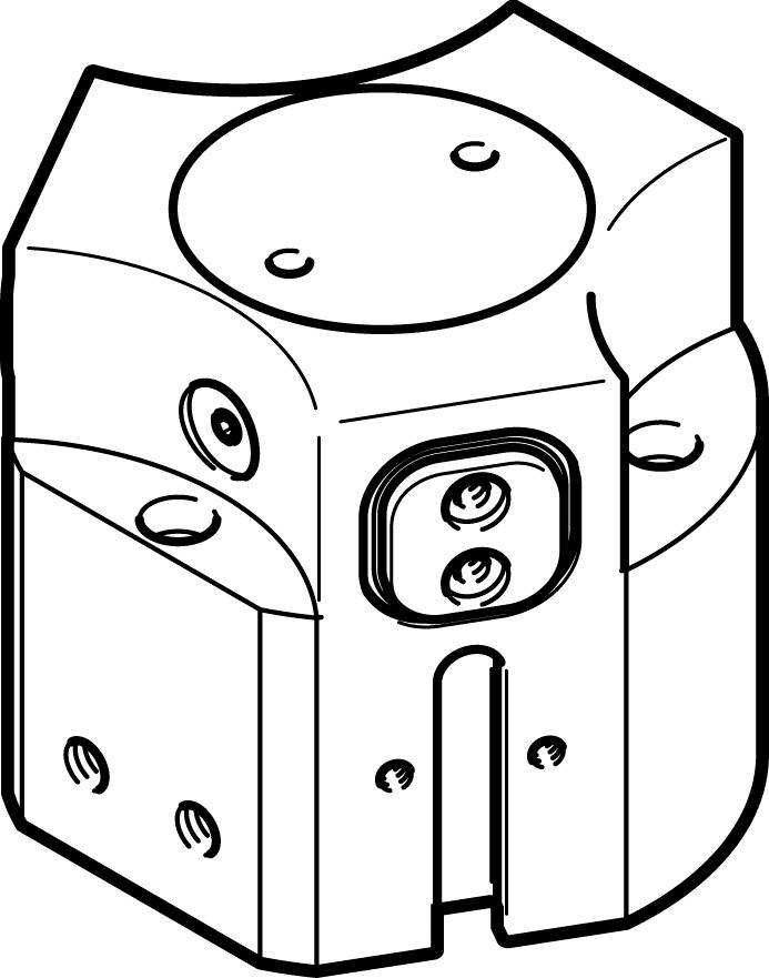 FESTO 1163042 HGDD-40-A-G2 Dreipunktgreifer 1St.