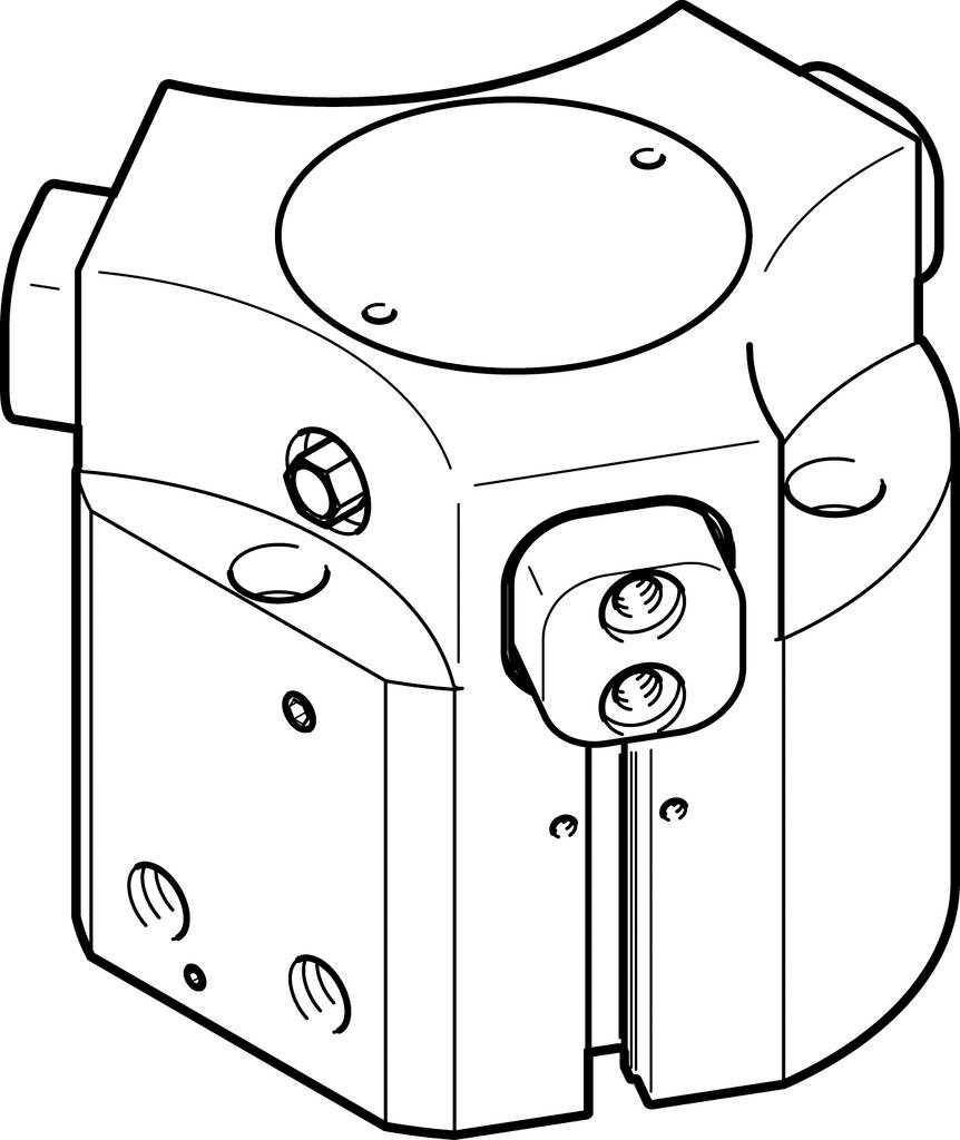 FESTO 1163047 HGDD-63-A-G1 Dreipunktgreifer 1St.