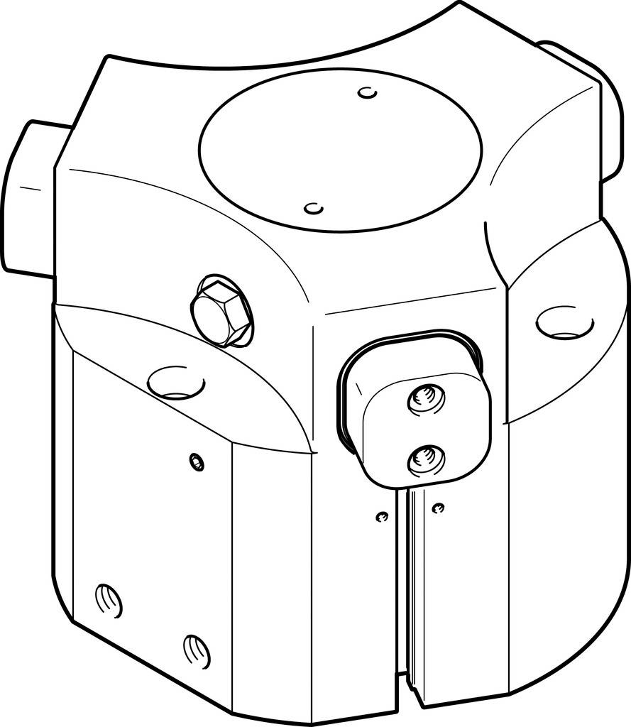 FESTO 1163050 HGDD-80-A-G1 Dreipunktgreifer 1St.