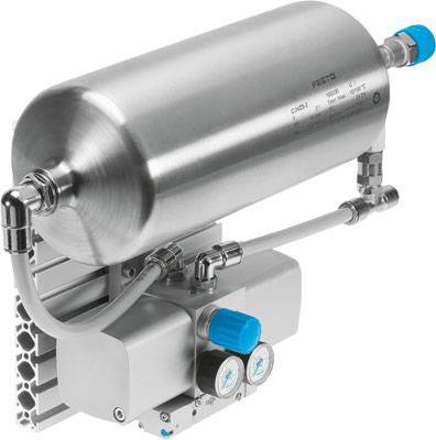 FESTO Druckbooster DPA-40-16-CRVZS2 552929 QS-10, KD4, Schalldämpfer
