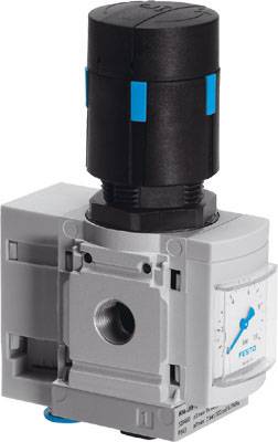 FESTO Druckregelventil 530329 MS6-LRB-1/2-D6-AS-BD Gehäusematerial Aluminium Druckguss Dichtungsmat