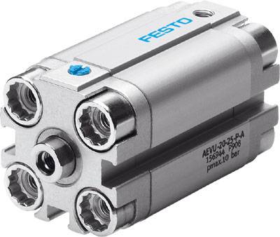 FESTO 156939 AEVU-16-25-P-A Kompaktzylinder Hublänge: 25 mm 1 St.
