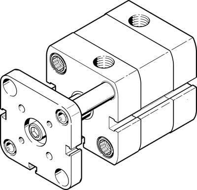 FESTO 554211 ADNGF-12-40-P-A Kompaktzylinder Hublänge: 40 mm 1 St.