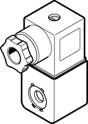 FESTO Magnetspule 8029138 VACN-N-A1-3A-EX2-N 1St.