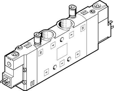 FESTO Magnetventil 163171 CPE24-M1H-5JS-3/8 G 3/8 Nennweite (Details) 11 mm 1 St.