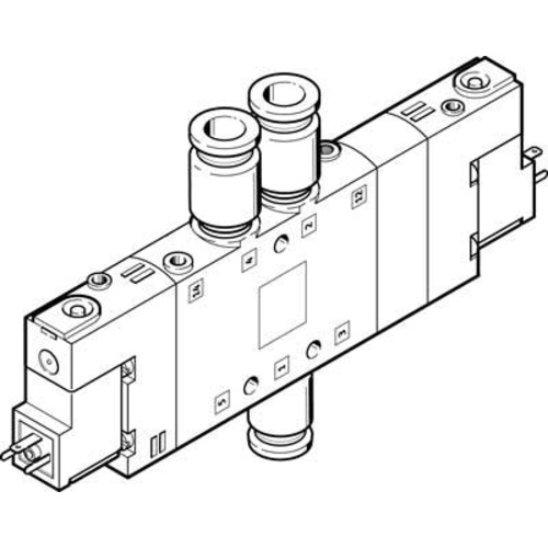 FESTO Magnetventil 170325 CPE18-M3H-5/3G-QS-8 QS-8, G 1/4 Nennweite (Details) 8 mm 1 St.