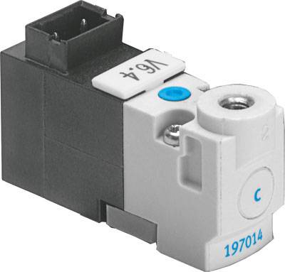 FESTO Magnetventil 197014 MHP1-M1H-3/2G-M3-TC Anschlussplatte, M3 Nennweite (Details) 0.65 mm 1 St.