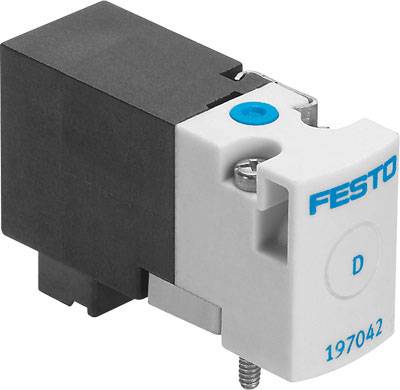 FESTO Magnetventil 197026 MHA1-M1H-3/2O-0,6-PI Anschlussplatte Nennweite (Details) 0.7mm 1St.