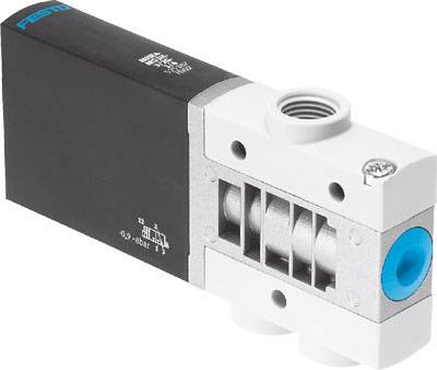 FESTO Magnetventil 525207 MHE4-MS1H-3/2O-1/4G 1/4 Nennweite (Details) 4mm 1St.