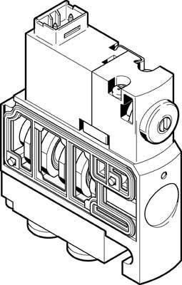 FESTO CPVSC1-M1H-M-T-Q4 547286 Magnetventil 5/2 monostabil 1 St.