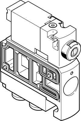FESTO CPVSC1-M1H-D-H-M5C 547288 Magnetventil 2/2 geschlossen monostabil 1 St.