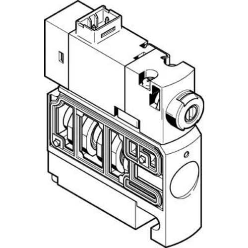 FESTO CPVSC1-M1LH-D-T-Q3C 547308 Magnetventil 2/2 geschlossen monostabil 1St. FESTO CPVSC1-M1LH-D-T-Q3C 547308 Magnetventil 2/2 geschlossen monostabil 1St.