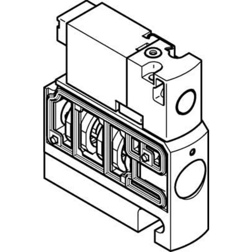 FESTO CPVSC1-M5H-D-H-M5C 547379 Magnetventil 2/2 geschlossen monostabil 1St. FESTO CPVSC1-M5H-D-H-M5C 547379 Magnetventil 2/2 geschlossen monostabil 1St.