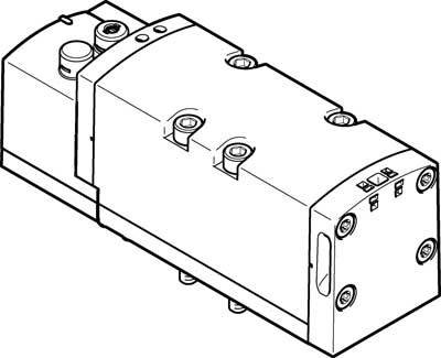 FESTO Magnetventil 560821 VSVA-B-M52-MZD-D2-1T1L Anschlussplatte 1 St.