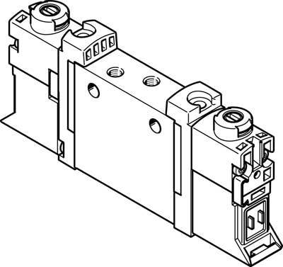 FESTO Magnetventil 566441 VUVG-L10A-P53U-T-M3-1P3 M3 Nennweite (Details) 2 mm 1 St.