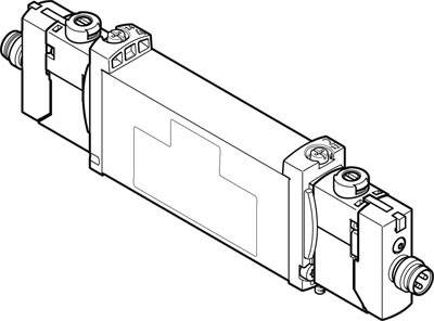 FESTO Magnetventil 574246 VUVG-B14-B52-ZT-F-1R8L Nennweite (Details) 5.6mm 1St.