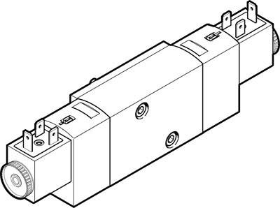 FESTO Magnetventil 577296 VSNC-F-B52-D-G14-F8-1B2G 1/4, Anschlussbild 1St.