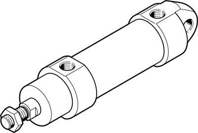 FESTO 8073989 CRDSNU-B-40-10-PPS-A-MG-A1 Rundzylinder Hublänge: 10mm 1St.