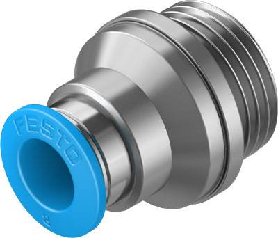 FESTO Steckverschraubung 186111 QS-G3/8-8-I Außengewinde: G3/8" 1 St.