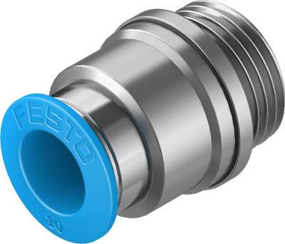 FESTO Steckverschraubung 186113 QS-G3/8-10-I Außengewinde: G3/8" 1 St.