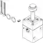 FESTO Magnetventil 4514738 VOFC-LT-M32C-M-FG14-F19 Gehäusematerial Aluminium Dichtungsmaterial NBR 1St. FESTO Magnetventil 4514738 VOFC-LT-M32C-M-FG14-F19 Gehäusematerial Aluminium Dichtungsmaterial NBR 1St.