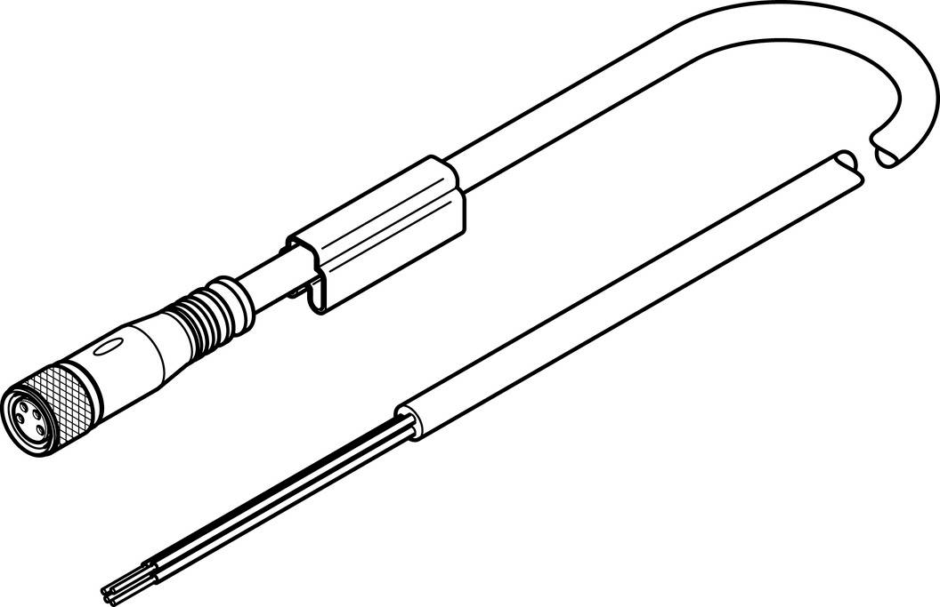 FESTO 541343 Sensor-/Aktor-Anschlussleitung M8 5.00 m 1 St.