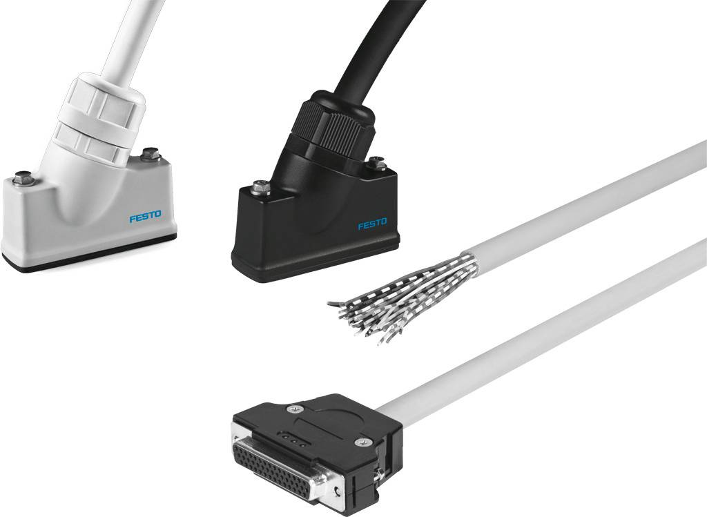 FESTO 575421 Sensor-/Aktor-Anschlussleitung 5.00m Polzahl Sensoren: 44 1St.