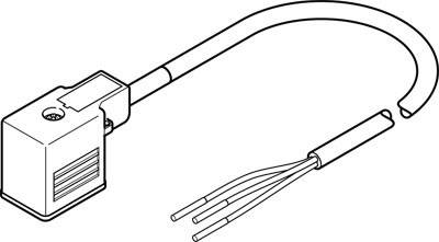 FESTO 3679778 Sensor-/Aktor-Anschlussleitung 0.60m 1St.
