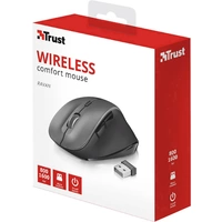 Trust Ravan Kabellose Maus Funk Optisch Grau 4 Tasten 1600 dpi Ergonomisch Trust Ravan Kabellose Maus Funk Optisch Grau 4 Tasten 1600 dpi Ergonomisch
