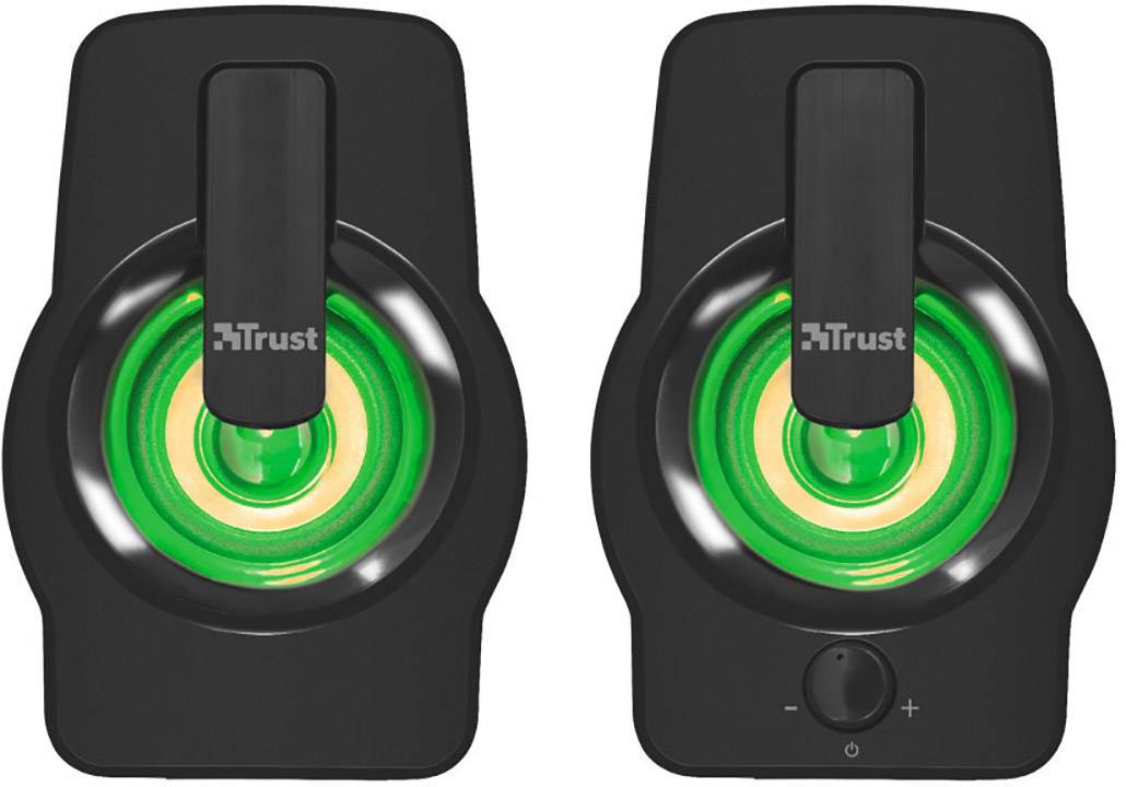 Trust Gemi RGB 2.0 2.0 PC-Lautsprecher Kabelgebunden 12 W Schwarz
