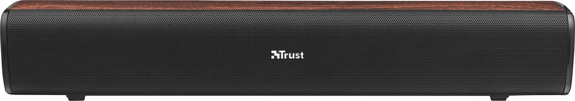 Trust Vigor 2.0 PC-Lautsprecher Bluetooth® 20W Schwarz, Holzdeck hellbraun