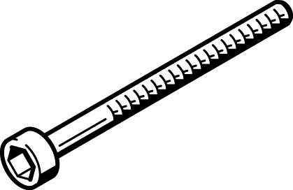 FESTO Ventilzubehör DIN 912-M3X45-8.8 527643 1St.