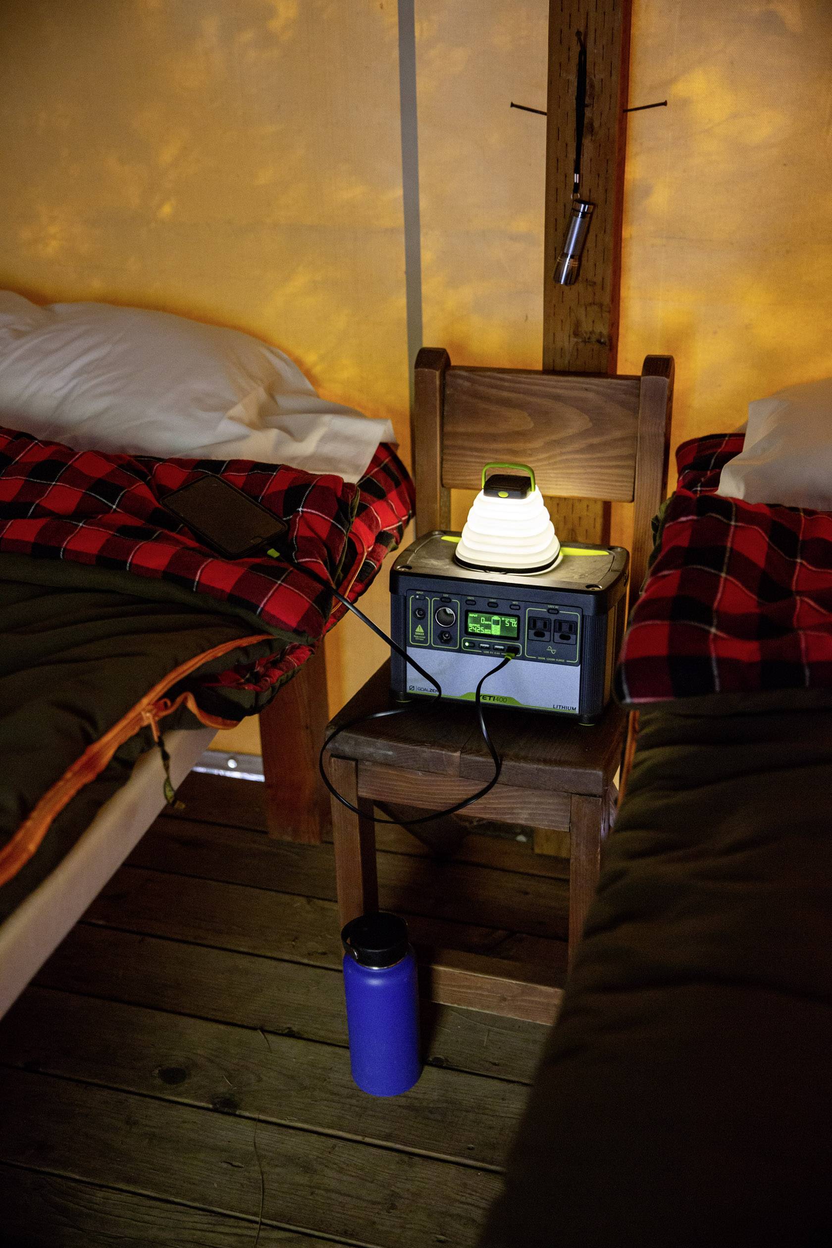 Goal Zero 32013 Crush Light Chroma LED Camping-Laterne 60 lm akkubetrieben 91 g Schwarz, Weiß