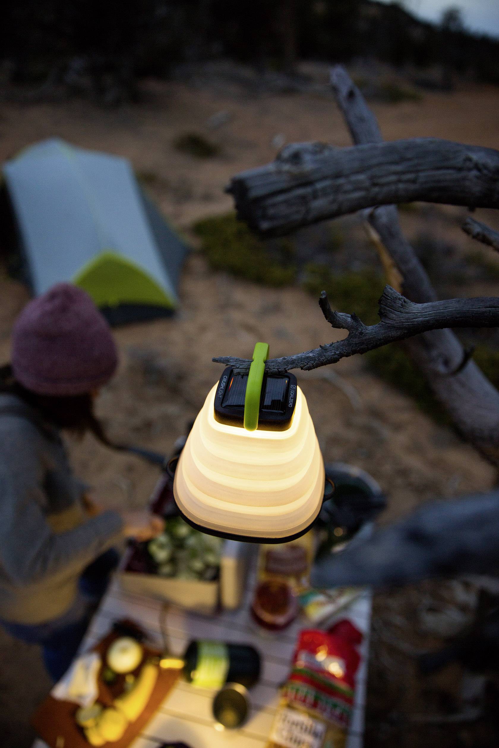 Goal Zero 32013 Crush Light Chroma LED Camping-Laterne 60 lm akkubetrieben 91 g Schwarz, Weiß